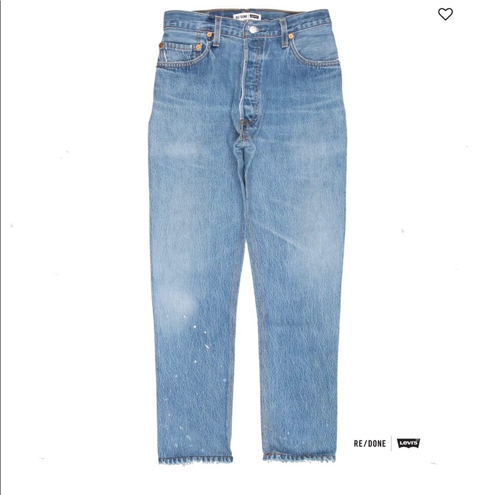 NWOT RE/DONE Levi’s high rise crop Jean. Sz 29